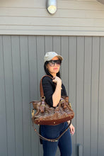 Load image into Gallery viewer, Vintage BURBERRY Brown Leather Shoulder Bag