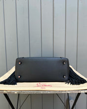 Load image into Gallery viewer, CHRISTIAN LOUBOUTIN Eloise Spiked Fringed Leather Hobo Bag