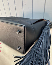 Load image into Gallery viewer, CHRISTIAN LOUBOUTIN Eloise Spiked Fringed Leather Hobo Bag