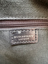 Load image into Gallery viewer, BURBERRY Nova Check Coated Canvas Leather Handle Bag