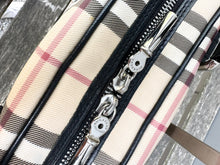 Load image into Gallery viewer, BURBERRY Nova Check Coated Canvas Leather Handle Bag