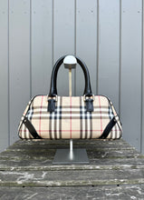 Load image into Gallery viewer, BURBERRY Nova Check Coated Canvas Leather Handle Bag