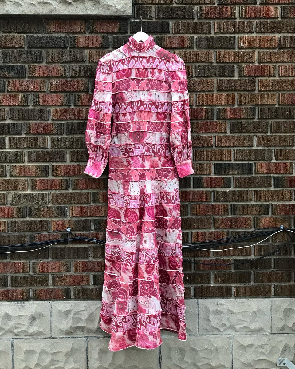 ZIMMERMANN Wavelength Long Sleeve Maxi Dress – Susannah Designer Consignment