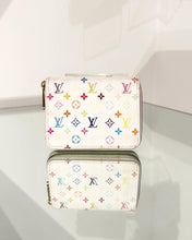Load image into Gallery viewer, LOUIS VUITTON Monogram White Multi Colour Zippy Coin Wallet