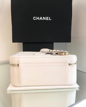 Load image into Gallery viewer, CHANEL Quilted Caviar Leather Filigree Large Vanity Case
