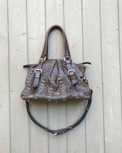 Load image into Gallery viewer, Vintage BURBERRY Brown Leather Shoulder Bag
