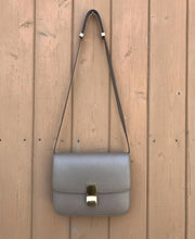 Load image into Gallery viewer, CELINE Classic Liege Taupe Calfskin Medium Box Bag