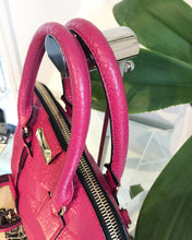 Load image into Gallery viewer, BURBERRY Small Orchard Embossed Leather Bowling Bag