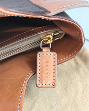 Load image into Gallery viewer, Vintage CELINE Brown Macadam Canvas Leather Handle Bag