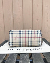 Load image into Gallery viewer, Vintage BURBERRY Haymarket Check Coated Canvas Leather Handle Bag