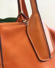 Load image into Gallery viewer, TOD’S Orange D-Styling Medium Bauletto Leather Tote Bag