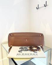 Load image into Gallery viewer, BURBERRY Large Banner House Check Leather Canvas Handle Bag