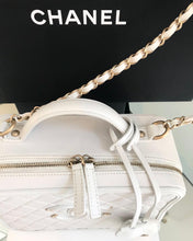 Load image into Gallery viewer, CHANEL Quilted Caviar Leather Filigree Large Vanity Case