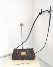 Load image into Gallery viewer, LOUIS VUITTON Brown Damier Ebene Eva Pochette