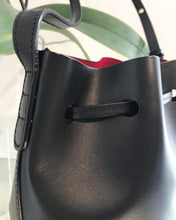 Load image into Gallery viewer, MANSUR GAVRIEL Leather Mini Bucket Bag