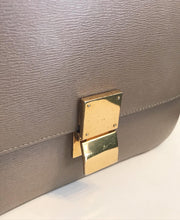 Load image into Gallery viewer, CELINE Classic Liege Taupe Calfskin Medium Box Bag