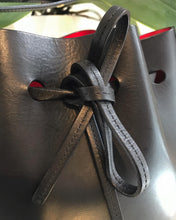 Load image into Gallery viewer, MANSUR GAVRIEL Leather Mini Bucket Bag