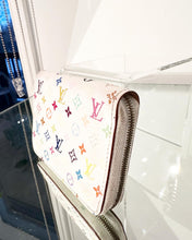 Load image into Gallery viewer, LOUIS VUITTON Monogram White Multi Colour Zippy Coin Wallet