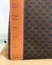 Load image into Gallery viewer, Vintage CELINE Brown Macadam Canvas Leather Handle Bag