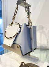 Load image into Gallery viewer, YUZEFI Colour Block Leather Handle Crossbody Bag
