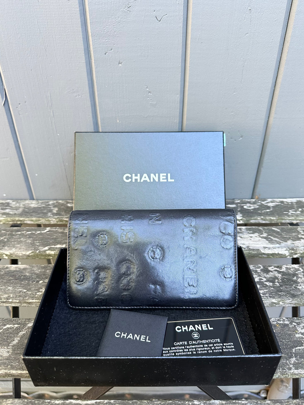 CHANEL Vintage Coco Chanel Bifold Wallet