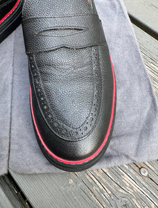 THOM BROWNE Men’s Leather Penny Loafer Mules