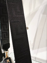 Load image into Gallery viewer, VERSACE Medusa Black Nylon Hobo Shoulder Crossbody Bag
