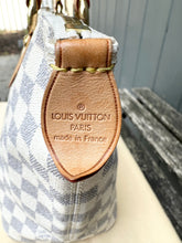 Load image into Gallery viewer, LOUIS VUITTON Damier Azur Canvas Saleya PM Bag
