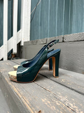Load image into Gallery viewer, CHANEL Patent Leather Platform High-Heel Slingbacks
