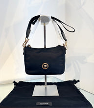 Load image into Gallery viewer, VERSACE Medusa Black Nylon Hobo Shoulder Crossbody Bag
