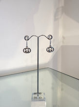 Load image into Gallery viewer, GUCCI GG Sterling Silver Pierced Dangle Earrings
