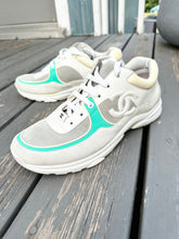 Load image into Gallery viewer, CHANEL Men’s Interlocking CC Leather Suede Lace Up Sneakers
