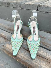 Load image into Gallery viewer, RICKARD SHAH Vintage Bead Jewel Embellished Pointed Sides
