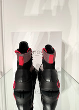 Load image into Gallery viewer, JIMMY CHOO Suede Mesh Lace-Up Platform Sneakers
