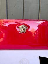 Load image into Gallery viewer, VERSACE Medusa Patent Leather Continental Large Zip Around Wallet
