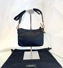 Load image into Gallery viewer, VERSACE Medusa Black Nylon Hobo Shoulder Crossbody Bag
