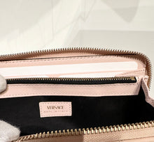 Load image into Gallery viewer, VERSACE Medusa Quilted Leather Long Zip Around Wallet
