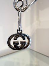 Load image into Gallery viewer, GUCCI GG Sterling Silver Pierced Dangle Earrings
