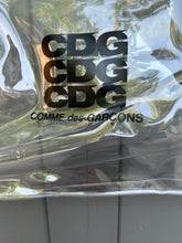 Load image into Gallery viewer, COMME DES GARÇON Large Clear Plastic Tote Bag
