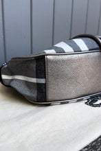 Load image into Gallery viewer, BURBERRY Vintage Canvas Leather Warrior Drawstring Hobo Shoulder Bag
