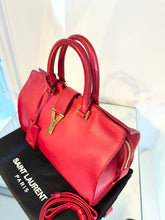 Load image into Gallery viewer, YVES SAINT LAURENT Mini Sac Ligne Y Leather Handle Tote
