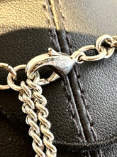 Load image into Gallery viewer, CHANEL Crystal Embellished CC Logo Faux Pearl Necklace

