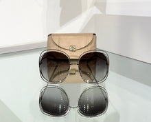 Load image into Gallery viewer, CHLOE Metal Frame Oversized Sunglasses
