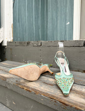 Load image into Gallery viewer, RICKARD SHAH Vintage Bead Jewel Embellished Pointed Sides
