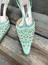 Load image into Gallery viewer, RICKARD SHAH Vintage Bead Jewel Embellished Pointed Sides
