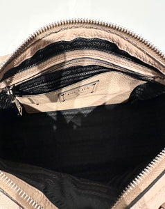 PRADA Leather Handle Shoulder Crossbody Bag