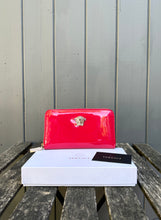 Load image into Gallery viewer, VERSACE Medusa Patent Leather Continental Large Zip Around Wallet
