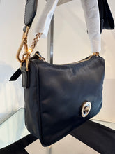 Load image into Gallery viewer, VERSACE Medusa Black Nylon Hobo Shoulder Crossbody Bag
