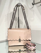 Load image into Gallery viewer, FENDI Kan I Medium Scalloped Handle Shoulder Crossbody Leather Bag
