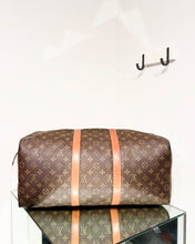 Load image into Gallery viewer, LOUIS VUITTON Monogram Keepall 50 Bandouliere Duffle Bag
